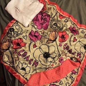 Silk Coach Handkerchief and purse tie